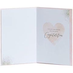 UK Greetings Engagement Card For Him/Her/Friend With Envelope - Balloon Design