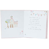 Granddaughter - Christening Card to Send to Granddaughter - New Baby Gifts - Grandchild Card - Girls