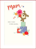 Boofle Standing on Gift Present Mam Mother's Day Card