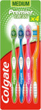 A - Z Colgate Toothbrush Premier Clean 4 Pack White