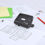 Rapesco ECO 2-Hole Punch (20 Sheet) – Black (Pack 3)