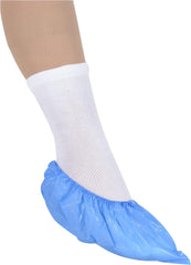 ABENA Shoe Cover |100Pcs/50 Pairs| Extra Large Measuring 41x15cm | Blue Single Use Shoe Covers Disposable | Durable Disposable Shoe Covers | Boot Cover, Shoe Protector and Over Shoes Protectors.