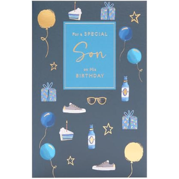 Birthday Card for Son - Special Design - Thinking of You Range