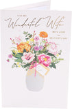 UK Greetings Mother's Day Card for Wife - Loving Design