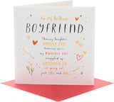 UK Greetings Valentine's Day Card for Boyfriend - Sweet Rhyme Design