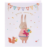 UK Greetings Grandma Birthday Card With Envelope - Cute Rabbit Design
