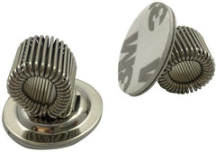 50 x Self Adhesive Metal Pen Holder Silver