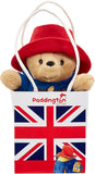 Classic Paddington Bear in Union Jack Bag Soft Toy