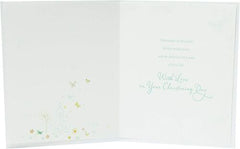 New Baby Boy Godson Christening Card