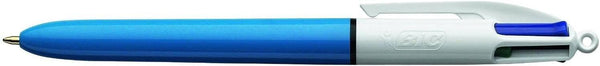 BIC 4 Colours Original Pens, Multi Coloured Pens All In One, Biro Pens, Medium 1.0mm, Green, Blue, Red, Black, 3 Pens Per Pack, 1 Pack