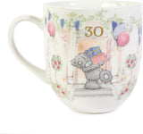 Tatty Teddy Luxury Bone China Mug in Satin-Lined Box 30th Birthday Gift Signature Collection