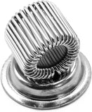Self Adhesive Metal Pen Holder Silver
