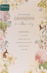 Floral Design Grandma Mother's Day Card