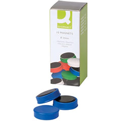 Pack of 50 Quality 25mm Blue Magnets Dry wipe whiteboard office home fridge use