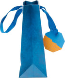 UK Greetings | Medium Gift Bag for Him/Her/Friend | Party Bags for Presents | Birthdays/Thank You Teacher/Weddings | Blue Design