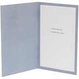 Cyclist & Sunset Design Birthday Card