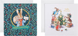 Christmas Cards, Pack of 16, 2 Designs, Beatrix Potter, Peter Rabbit, With Envelopes