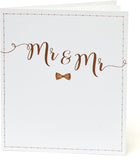 Mr. and Mr. Congratulations Same Sex Wedding Card