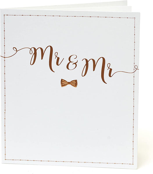 Mr. and Mr. Congratulations Same Sex Wedding Card