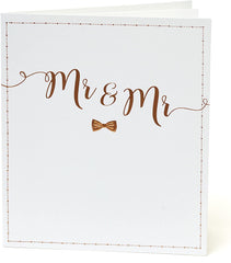 Mr. and Mr. Congratulations Same Sex Wedding Card
