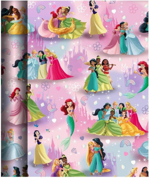Disney Princess Gift Wrapping Paper Roll 2 meter