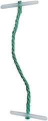 Q-Connect Treasury Tags 76mm Green Plastic Ends Pack of 100