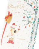 Boofle Embellished For A Very Special Daughter Cute Christmas Greeting Card