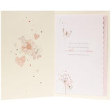 Elegant 3D Butterflies with Gold Foil Design Wife Anniversary Card