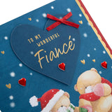 Hallmark Boxed Christmas Card for Fianc� - Cute Forever Friends Winter Love Design
