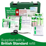 Safety First Aid Group K3170SM Economy Catering Kitchen First Aid Kit – Small, Fully Stocked for 1–10 Persons