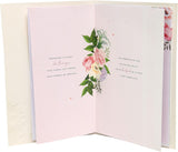 Mother's Day Card With Envelope - Pretty Perfume Design, White, 194x295mm