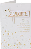Birthday Card for Daughter - Stars Design