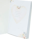 Beautiful Wife Delicate Floral Design Anniversary Card