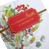 Classic Seasonal Foliage Design Mum Boxed Christmas Card