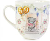 Tatty Teddy Luxury Bone China Mug in Satin Lined Box 50th Birthday Gift Signature Collection