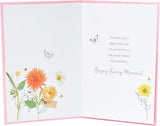 Beautiful Floral Posy On Your Birthday Card