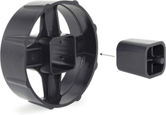 Rapesco 500 Heavy Duty Tape Dispenser & 2 x Tape Rolls - Black