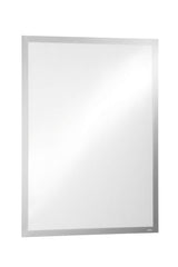 Durable DURAFRAME POSTER UV-Resistant Self-Adhesive Sign & Document Holder with Magnetic Frame A1 Silver - 505523