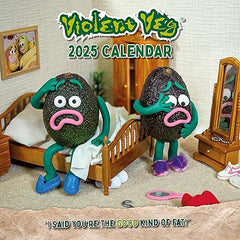 Violent Veg Square Calendar 2025