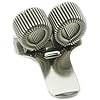 12 x Single Metal Pen Holder With Pocket Clip Silver
