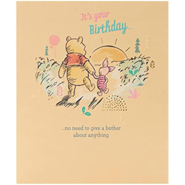 Disney Winnie Winnie The Pooh Friend Birthday Card