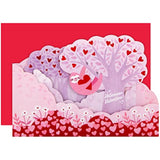 Hallmark 3D Pop-Up Valentine's Day Card - We Found Each Other Musical Design,Pink & White,25565245