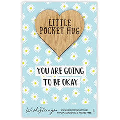 You are Going to Be Ok Little Pocket Hug Wish Token Keepsake Gift Idea SPH016