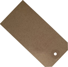 120 x 60mm Brown Reinforced Unstrung Tag Single