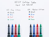 Pilot V7 Liquid Ink Rollerball 0.7 mm Tip Black Single