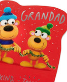 Crackers Christmas Grandad Christmas Card