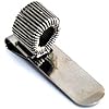 5 x Single Metal Pen Holder With Pocket Clip Silver