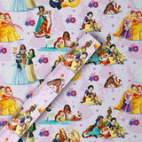 Disney Princesses & Pets Design 2M Gift wrap Roll - Pack of 3
