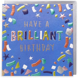UK Greetings Kindred - Have A Brilliant Birthday - Confetti Card
