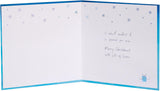 Christmas Card for Husband – Adorable Penguins Design – Romantic Festive Greeting Card for Him